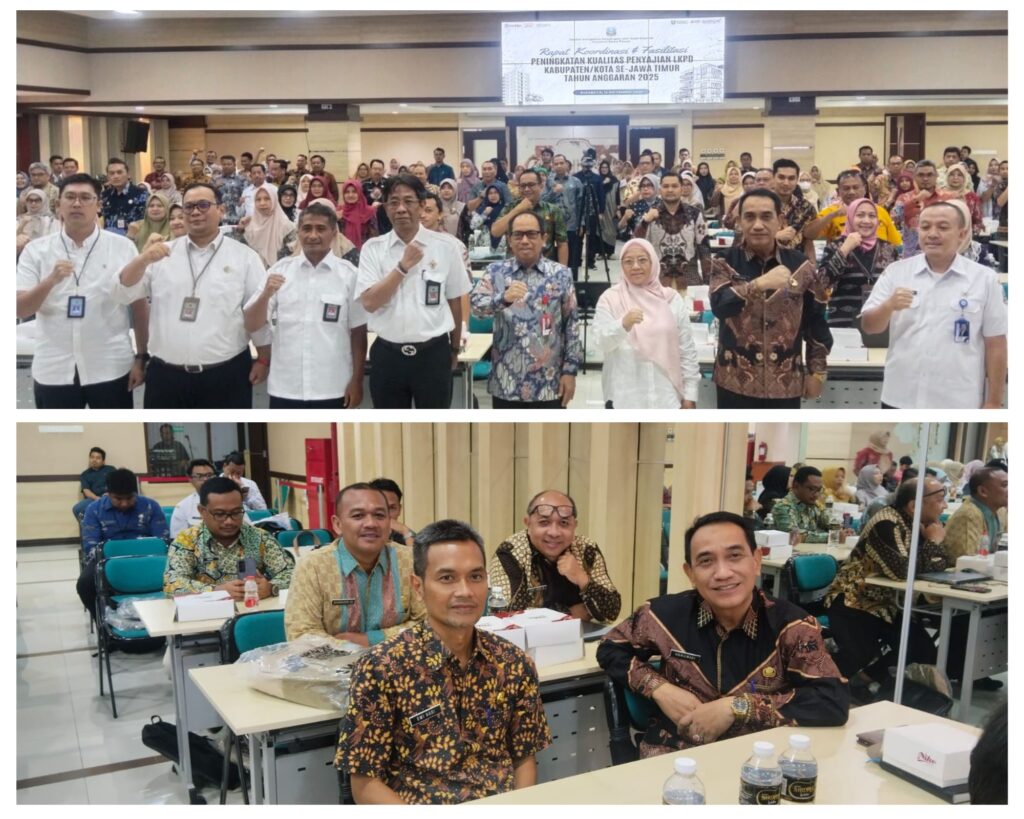 BPKAD Kabupaten Lamongan Hadiri Rakor dan Fasilitasi Peningkatan Kualitas Penyajian LKPD se-Jawa Timur Tahun 2025 BPKAD Kabupaten Lamongan Hadiri Rakor dan Fasilitasi Peningkatan Kualitas Penyajian LKPD se-Jawa Timur Tahun 2025